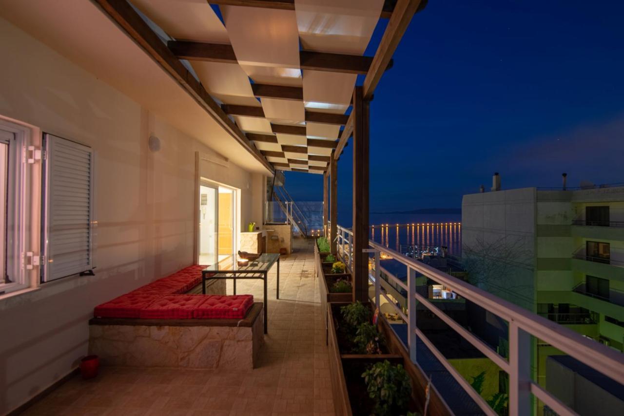 Penthouse Apartment In Downtown With Seaview Heraclión Exterior foto
